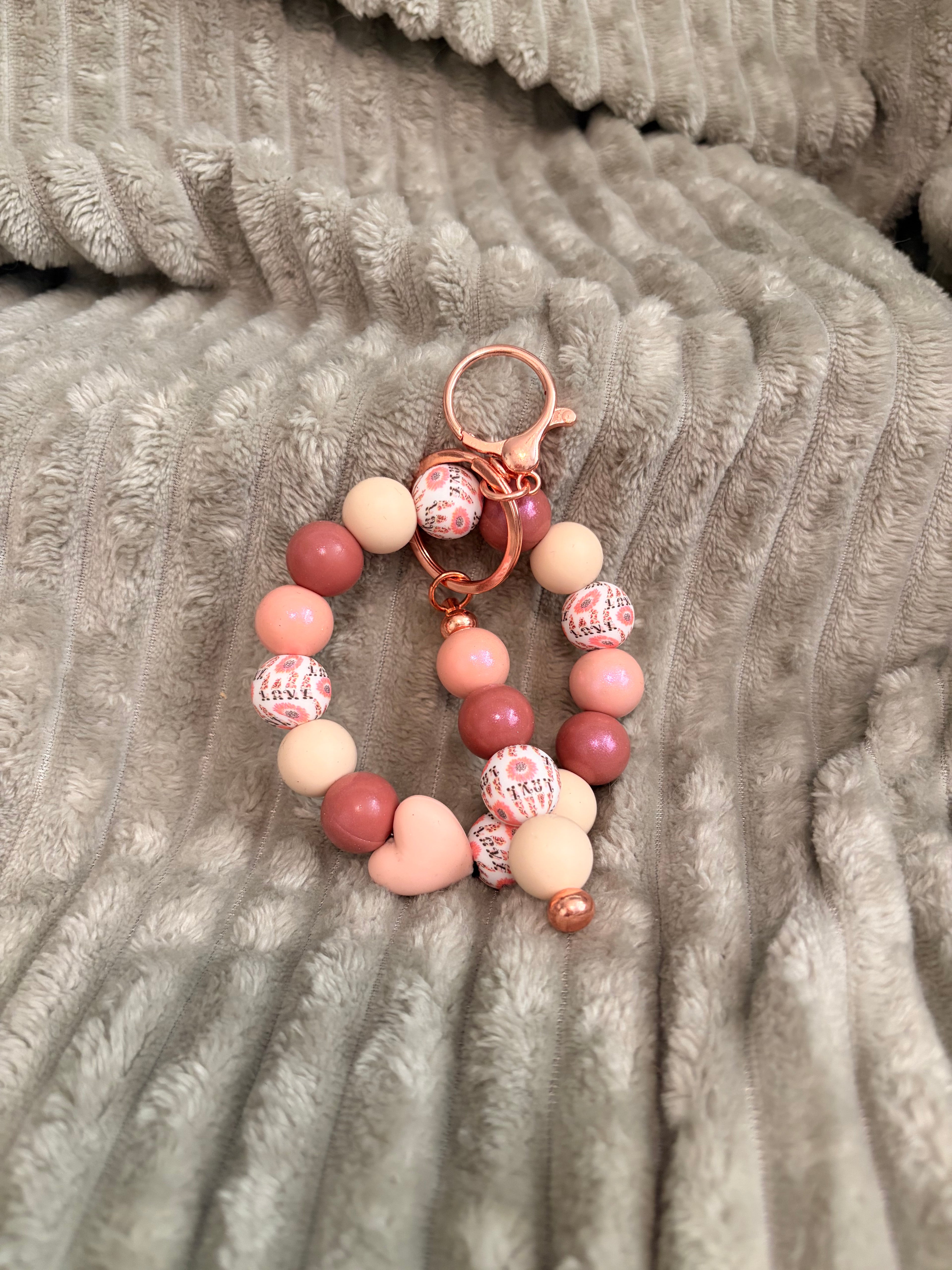 Blush Bouquet Wristlet