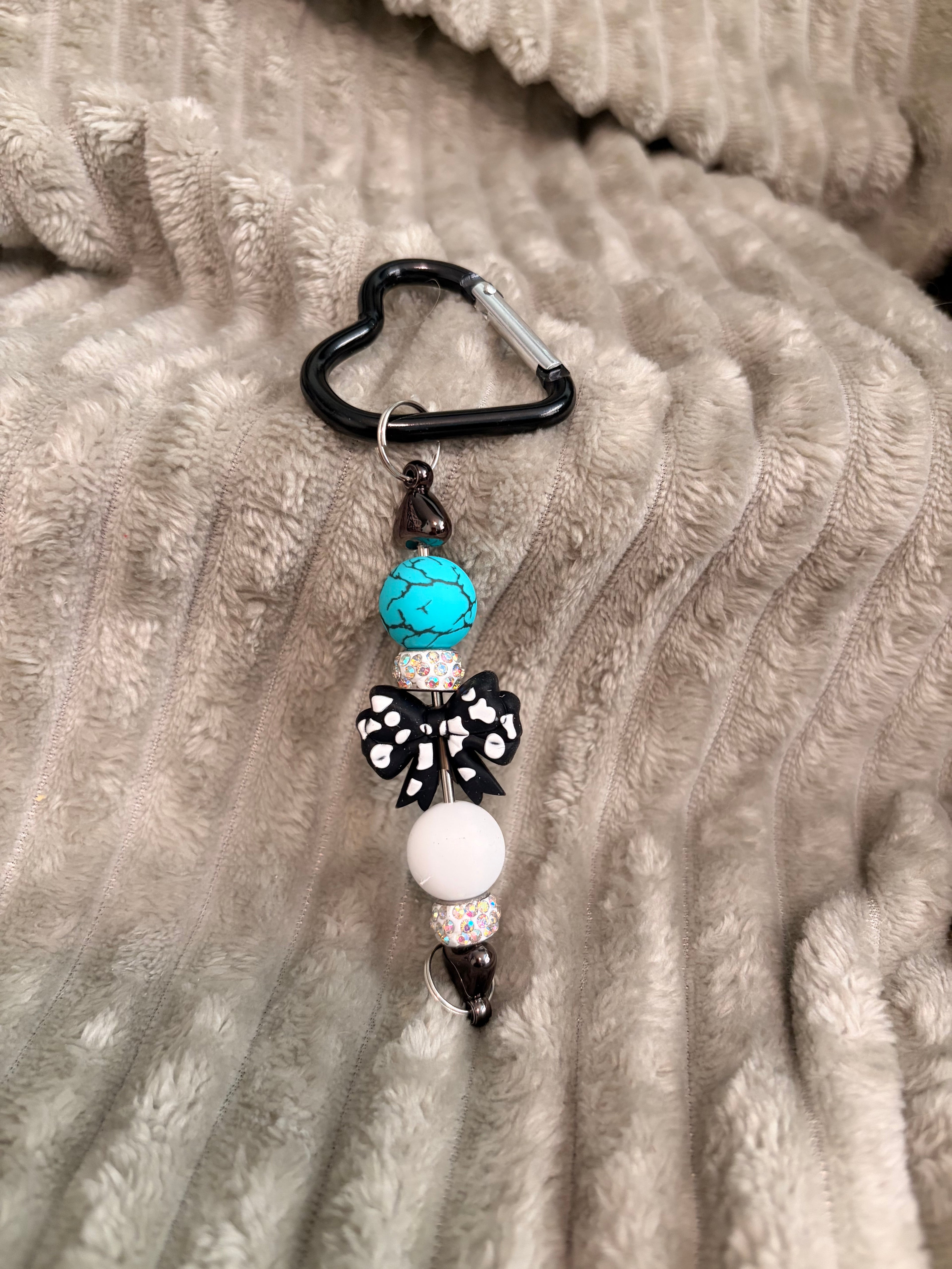 Midnight Turquoise Keychain