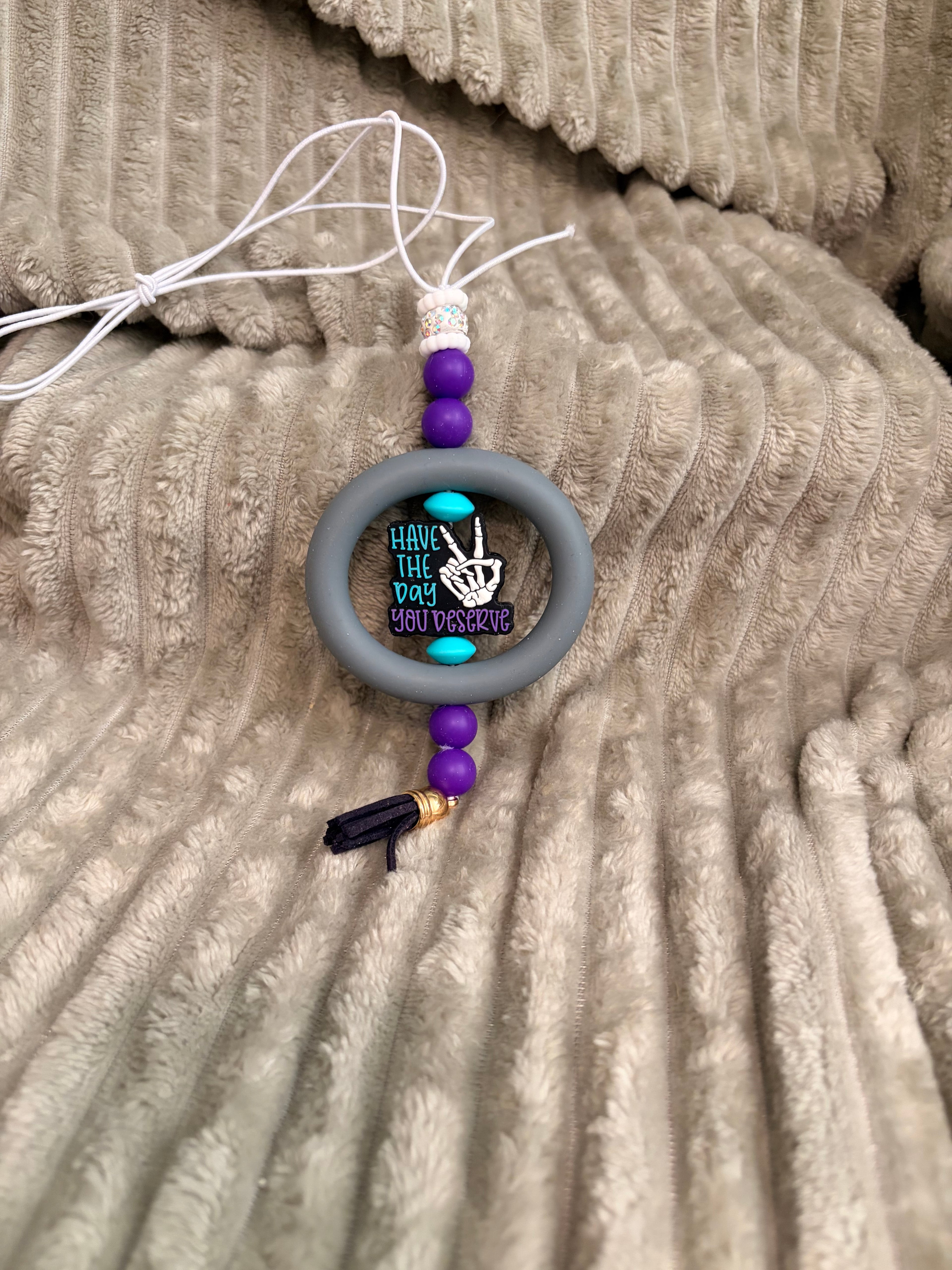 Good Vibes Car Charm